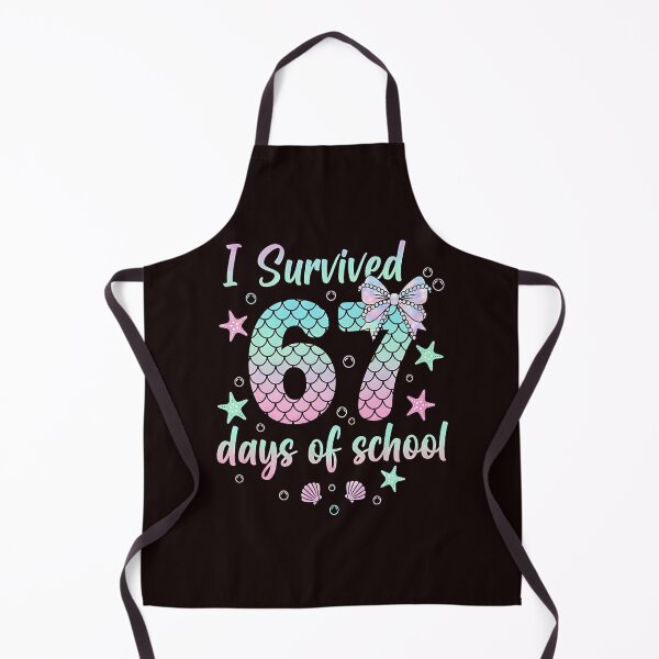 Item preview, I Survived Sixty Seven Days Of School With Mermaid Colors And Playful Ocean Charm designed and sold by cosettacir6382.