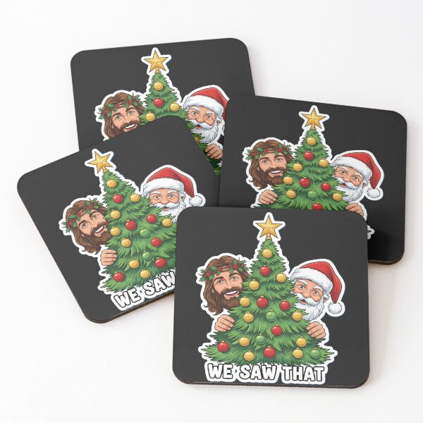 Item preview, Funny Santa Jesus Christmas Meme - We saw that designed and sold by Chaotic Neutral.