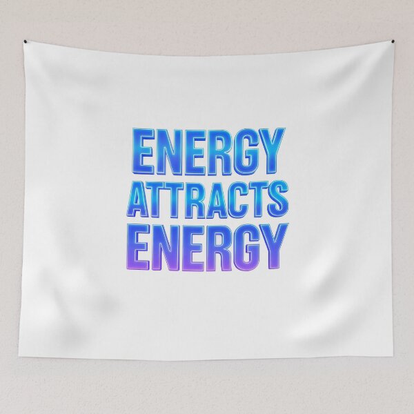 Item preview, energy attracts energy designed and sold by Mystic & Celestial Art.