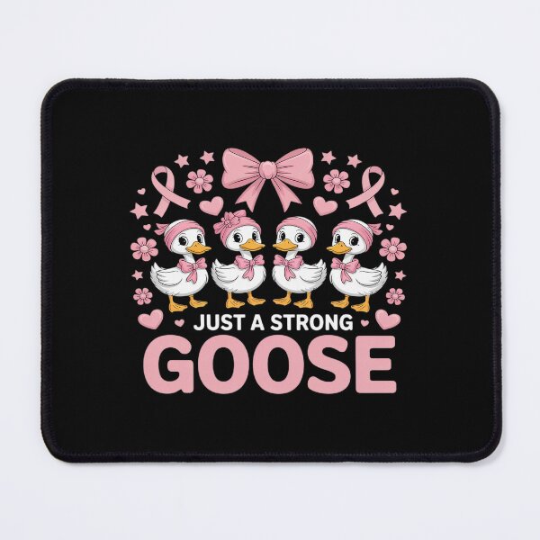 Item preview, Just A Strong Goose Pink Ribbon Breast Cancer Awareness designed and sold by BubblePancake.