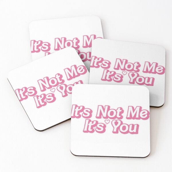 Item preview, It's Not Me It's You - Funny Slogan Groovy Pink Retro Heart Text designed and sold by AMICO77.