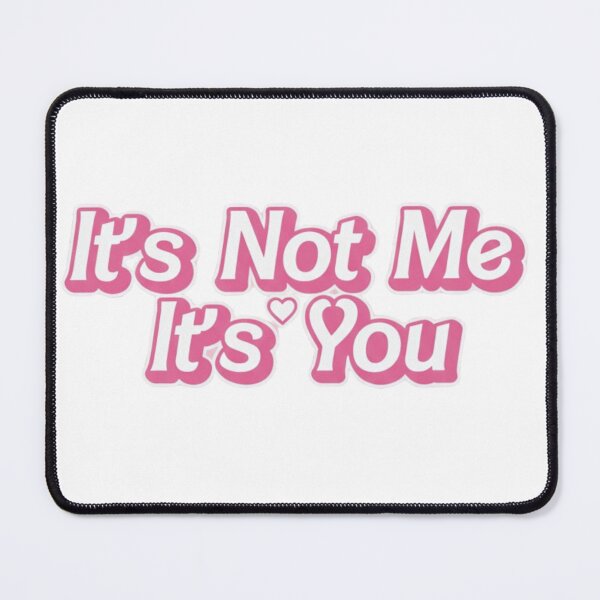 Item preview, It's Not Me It's You - Funny Slogan Groovy Pink Retro Heart Text designed and sold by AMICO77.