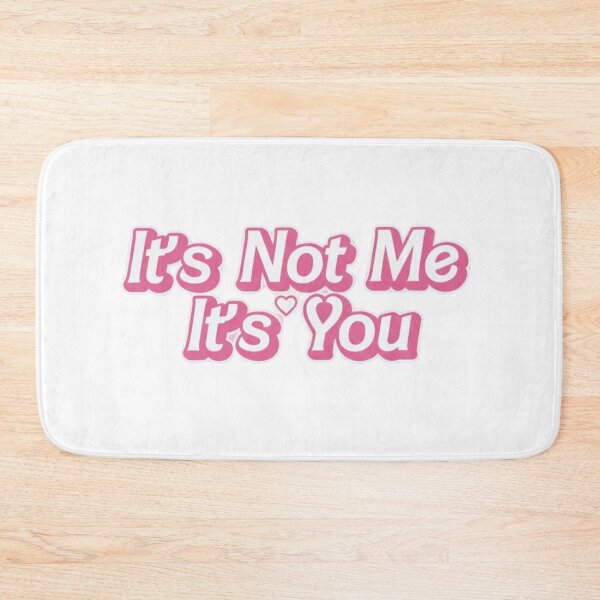 Item preview, It's Not Me It's You - Funny Slogan Groovy Pink Retro Heart Text designed and sold by AMICO77.