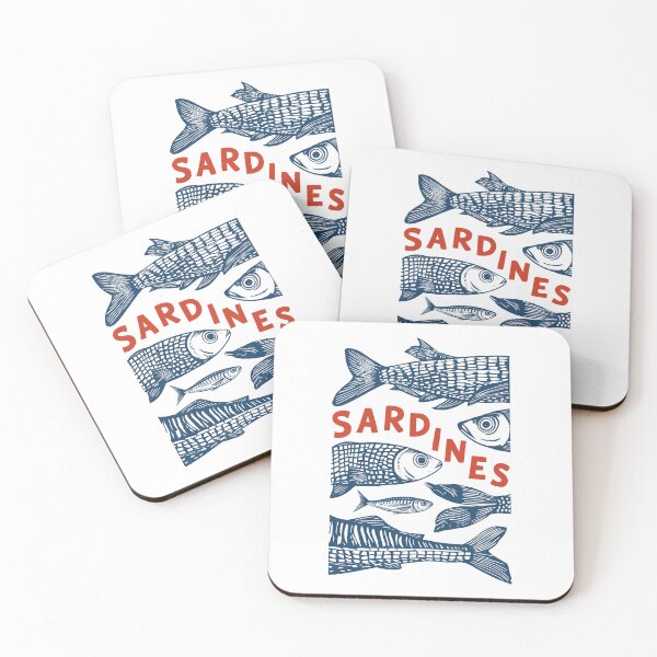 Item preview, Sardines Tinned Fish Drawing Retro designed and sold by wansilastomi.