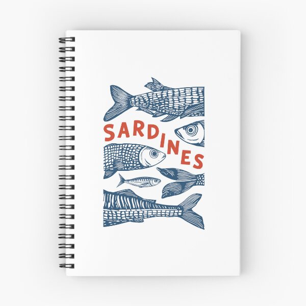 Item preview, Sardines Tinned Fish Drawing Retro designed and sold by wansilastomi.