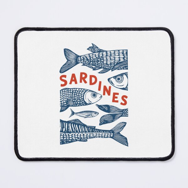 Item preview, Sardines Tinned Fish Drawing Retro designed and sold by wansilastomi.