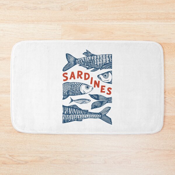 Item preview, Sardines Tinned Fish Drawing Retro designed and sold by wansilastomi.