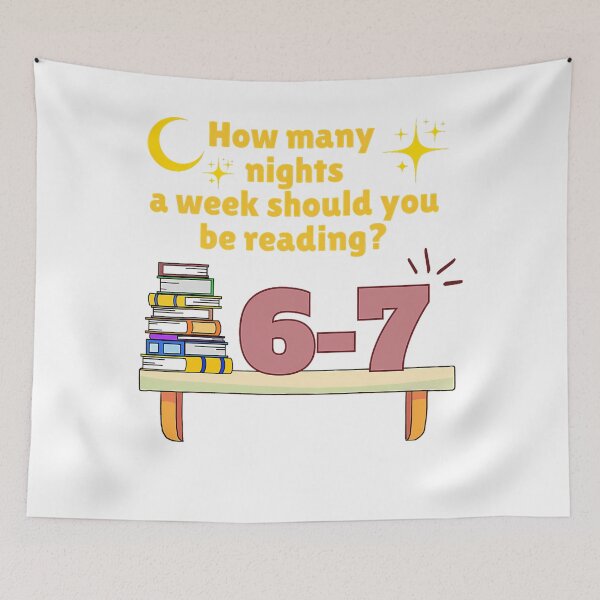 Item preview, Six Seven Funny Nights Humor Teacher Week Book A How Quote Reading Many designed and sold by PEDDAKAPRADEEP.