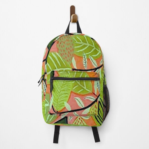 Item preview, Leaves on Salmon Abstract designed and sold by ViaARTfactory.