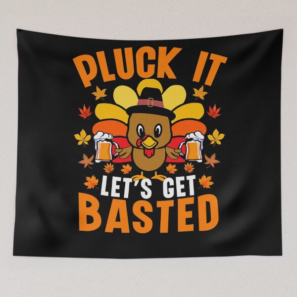 Item preview, Pluck Vintage Get Happy Basted Lets Thanksgiving It Quote Holiday designed and sold by HollyShabero.