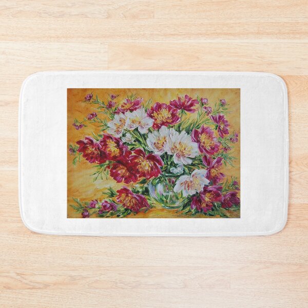 Item preview, Oil painting Peonies from Bordeaux Artim Olga designed and sold by ukrainianvin.