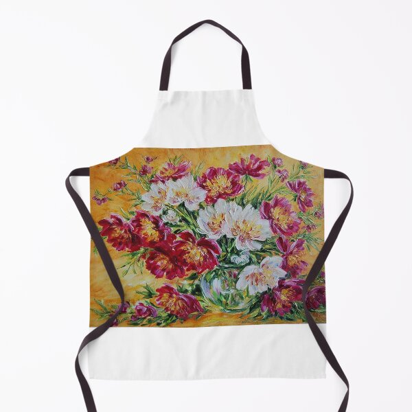 Item preview, Oil painting Peonies from Bordeaux Artim Olga designed and sold by ukrainianvin.