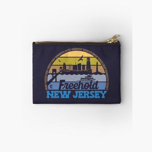Item preview, Freehold New Jersey Sunset Retro Vintage Local Pride Logo designed and sold by CRHPOD20.