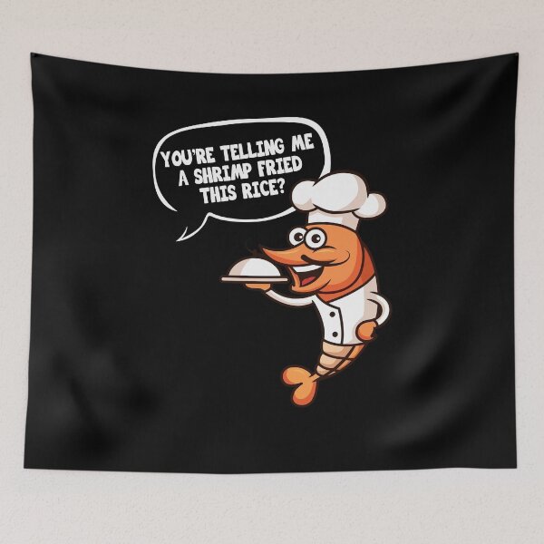 Item preview, Funny Chef Shrimp Fried Rice Quote T-Shirt designed and sold by TinaMDedrick.