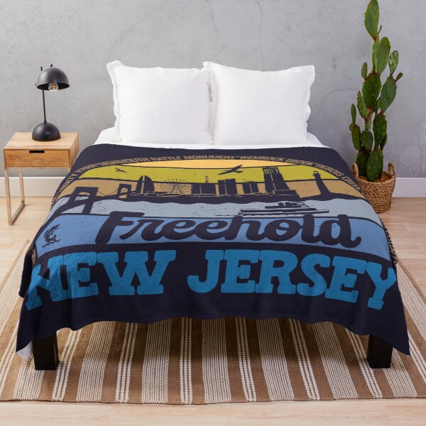 Item preview, Freehold New Jersey Sunset Retro Vintage Local Pride Logo designed and sold by CRHPOD20.