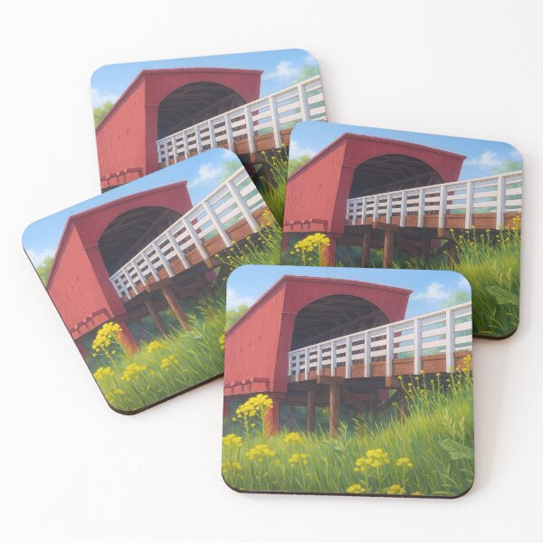 Item preview, The Historic Roseman Covered Bridge designed and sold by Takeda-art.