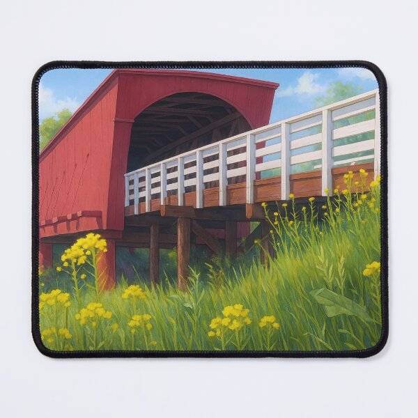 Item preview, The Historic Roseman Covered Bridge designed and sold by Takeda-art.