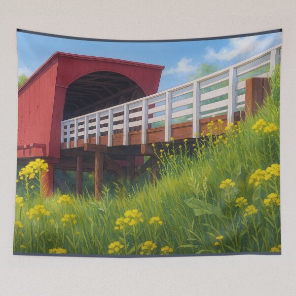 Item preview, The Historic Roseman Covered Bridge designed and sold by Takeda-art.