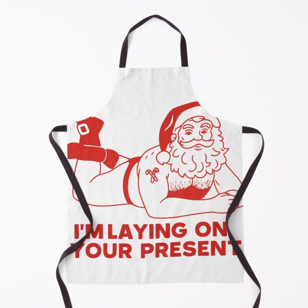 Item preview, "I'm Laying On Your Present" Funny Sexy Santa Inappropriate Christmas designed and sold by haitrieuic96.