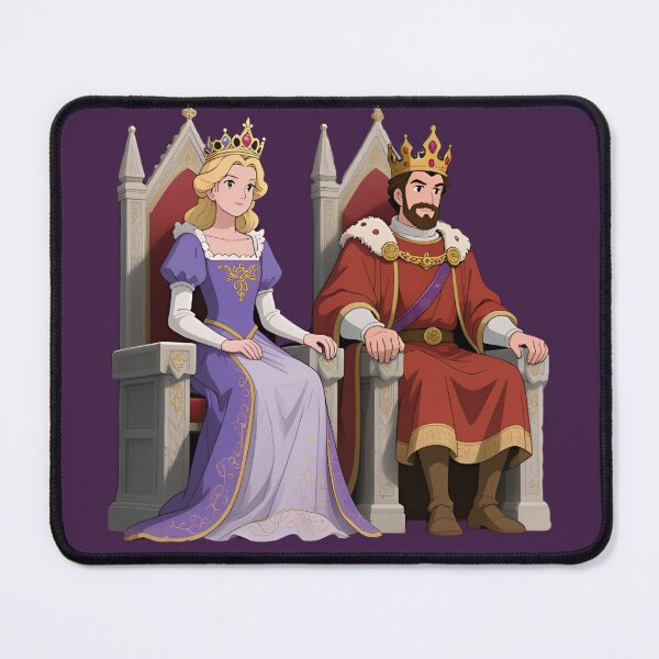 Item preview, Royal Throne Sticker – Fantasy Queen & King in Regal Ceremony designed and sold by The Paper Comet.