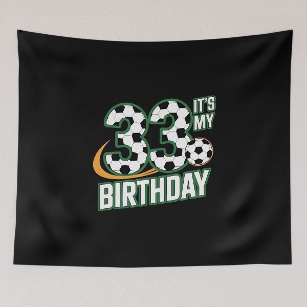 Item preview, 33 Birthday Soccer  designed and sold by jkrphoto.