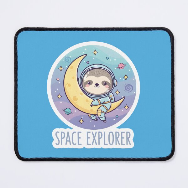 Item preview, Cute Space Explorer Sloth Design designed and sold by Ekracreatives.