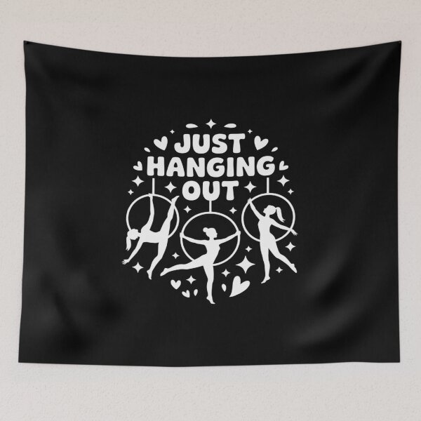 Item preview, Just Hanging Out Aerial Dance Silhouettes designed and sold by NetoGalaxy.