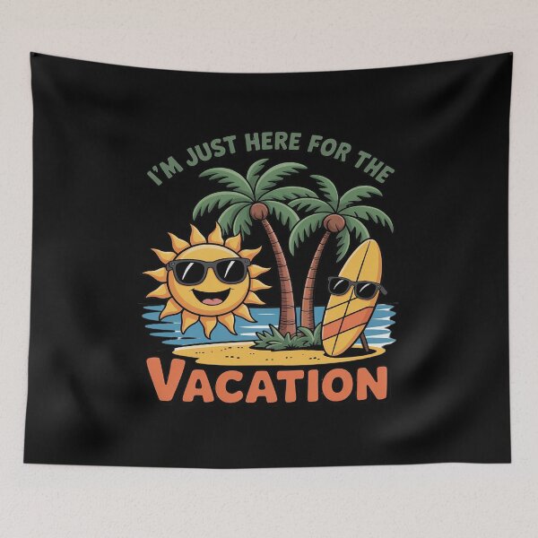 Item preview, Just Here For Holidays - Sun Beach & Surf Atmosphere designed and sold by NetoGalaxy.