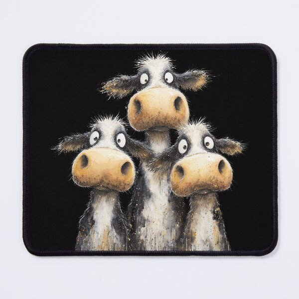 Item preview, CoW PRiNT, ANiMaL PRiNT ' THe LoVeLY CoWS ' BY SHiRLeY MacARTHuR designed and sold by Shirley MacArthur Art.