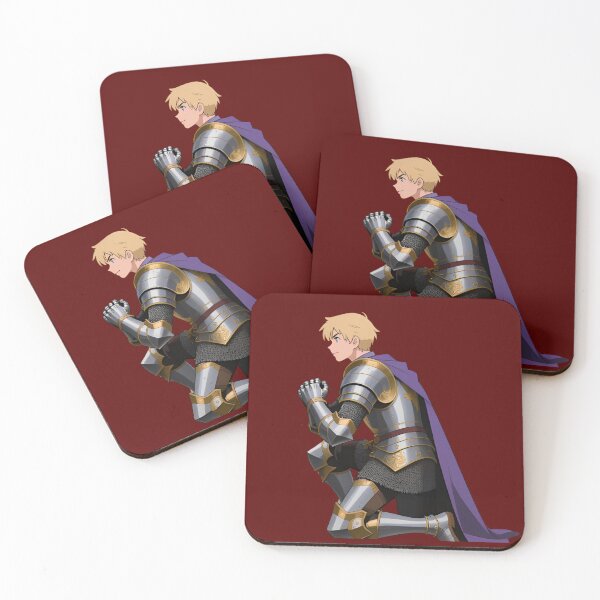 Item preview, Kneeling Knight Sticker – Fantasy Armor, Purple Cape & Medieval Honor designed and sold by The Paper Comet.