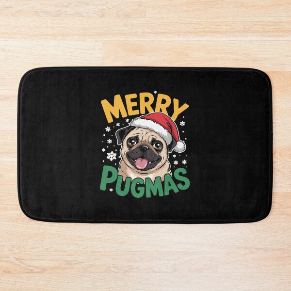 Item preview, Merry Pugmas Santa Pug Christmas Pun  designed and sold by Belkisallen.