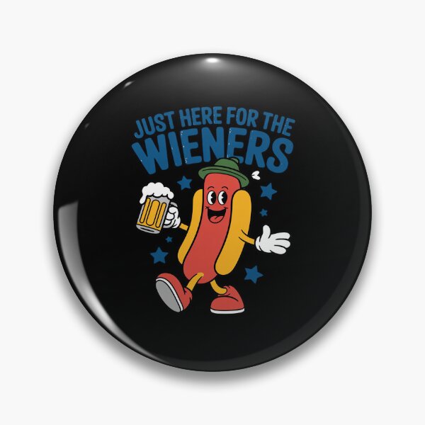 Item preview, Just Here For The Wieners Hotdog Oktoberfest designed and sold by NetoGalaxy.