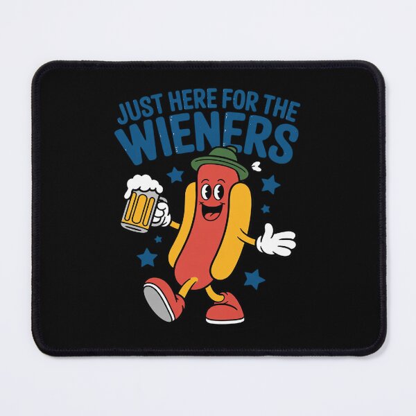Item preview, Just Here For The Wieners Hotdog Oktoberfest designed and sold by NetoGalaxy.