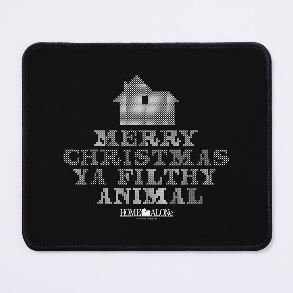 Item preview, Home Alone Merry Christmas Ya Filthy Animal – Retro Cross Stitch Holiday Design designed and sold by Elsa Skyler.