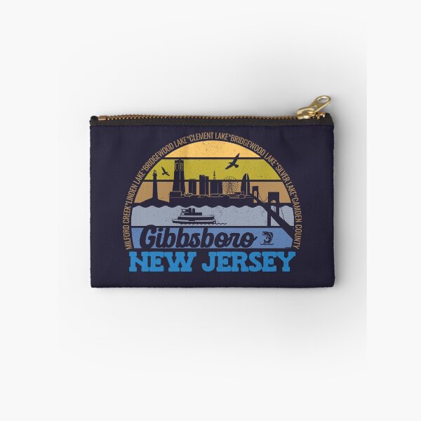 Item preview, Gibbsboro New Jersey Sunset Retro Vintage Local Pride Logo designed and sold by CRHPOD20.