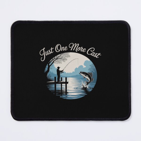 Item preview, Just One More Cast Fishing Dock Sunrise Humor designed and sold by NetoGalaxy.