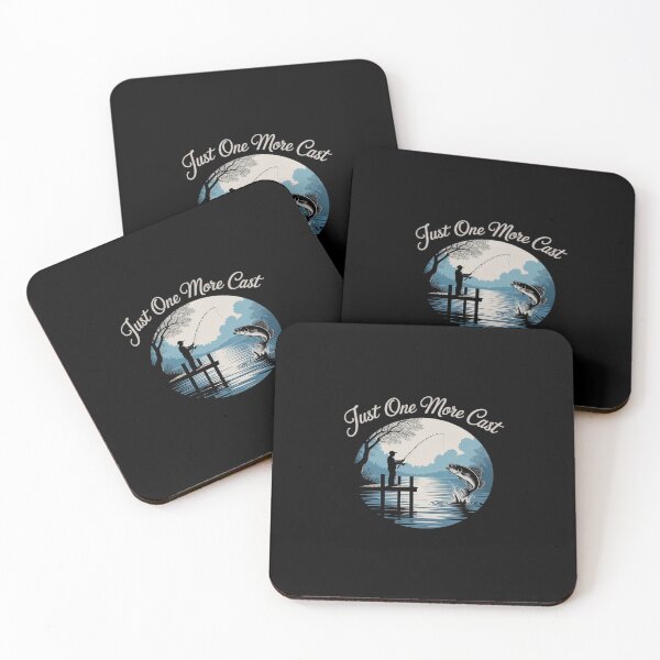 Item preview, Just One More Cast Fishing Dock Sunrise Humor designed and sold by NetoGalaxy.