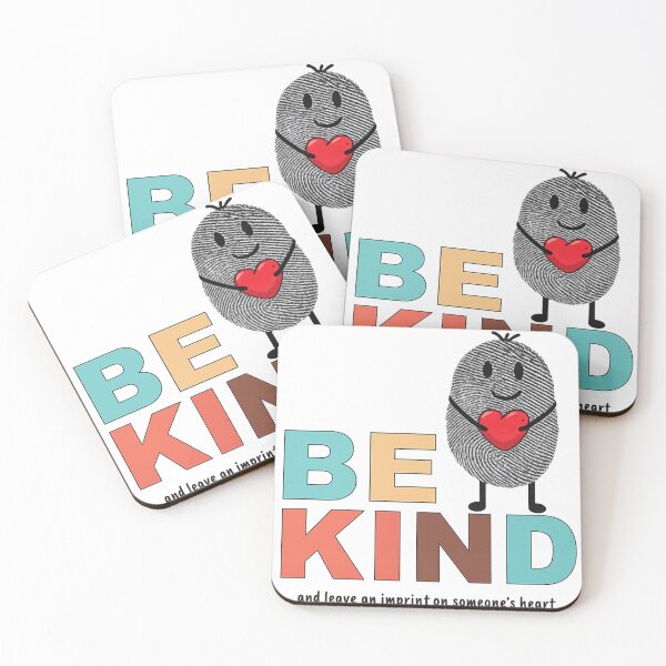Item preview, "Be Kind and Leave an Imprint" Funny Fingerprint Heart Retro designed and sold by haitrieuic96.
