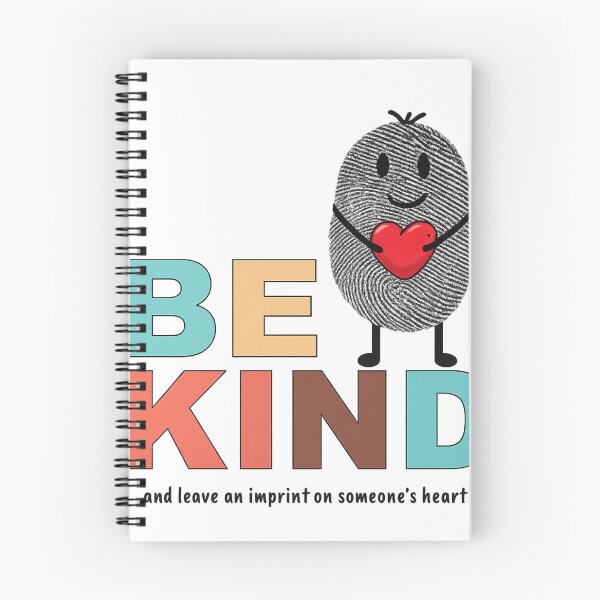 Item preview, "Be Kind and Leave an Imprint" Funny Fingerprint Heart Retro designed and sold by haitrieuic96.
