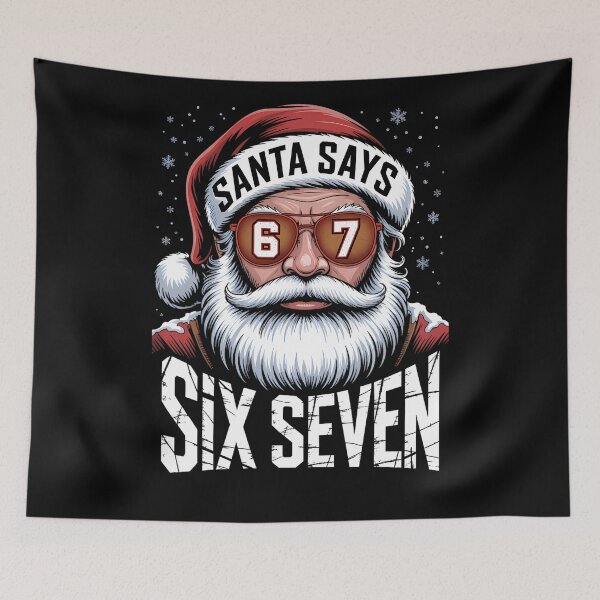 Item preview, Santa Retro Happy Says Santa Six Holiday Claus Seven Bruh designed and sold by ChadnoSmith.