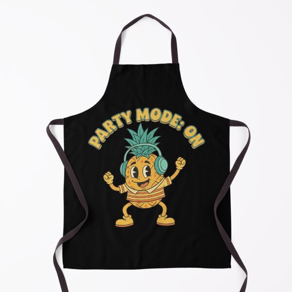 Item preview, Party Mode ON – Retro Pineapple Dancing Cartoon designed and sold by DIRTYSKETCHH.