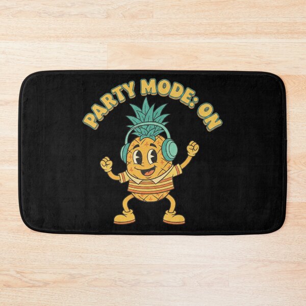 Item preview, Party Mode ON – Retro Pineapple Dancing Cartoon designed and sold by DIRTYSKETCHH.
