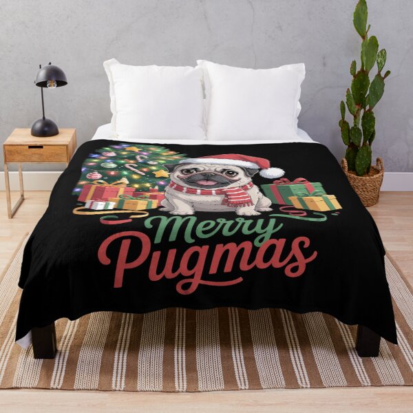 Item preview, Merry Pugmas Santa Pug Dog Lover Christmas Xma designed and sold by Belkisallen.