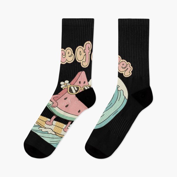 Item preview, Slice of Summer – Cute Retro Watermelon Surfing Design designed and sold by DIRTYSKETCHH.