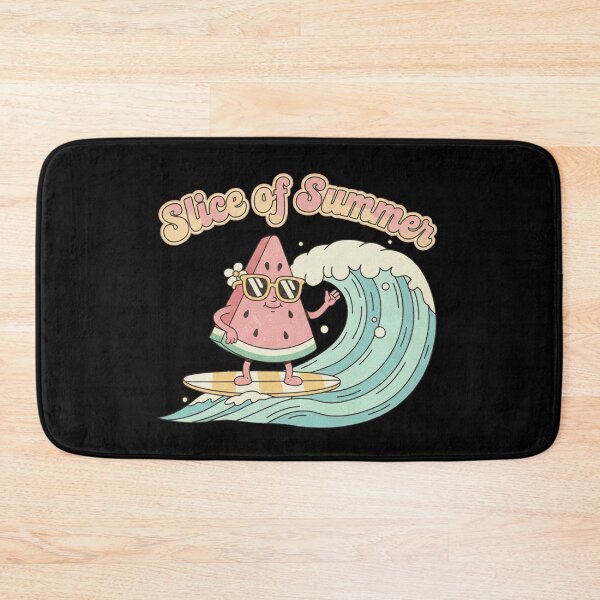 Artikelvorschau, Ein Stück Sommer – Niedliches Retro-Wassermelonen-Surf-Design entworfen und verkauft von DIRTYSKETCHH.