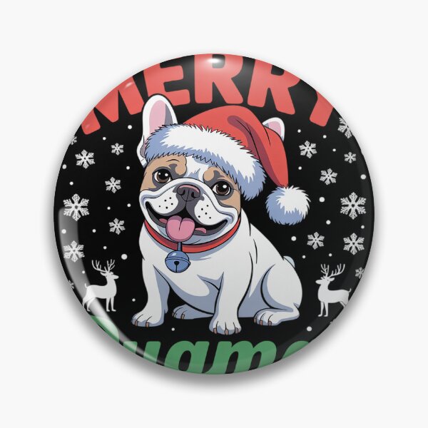 Item preview, Merry Pugmas Santa Pug Dog Xmas Lighting Ugly Pug Christmas designed and sold by Belkisallen.