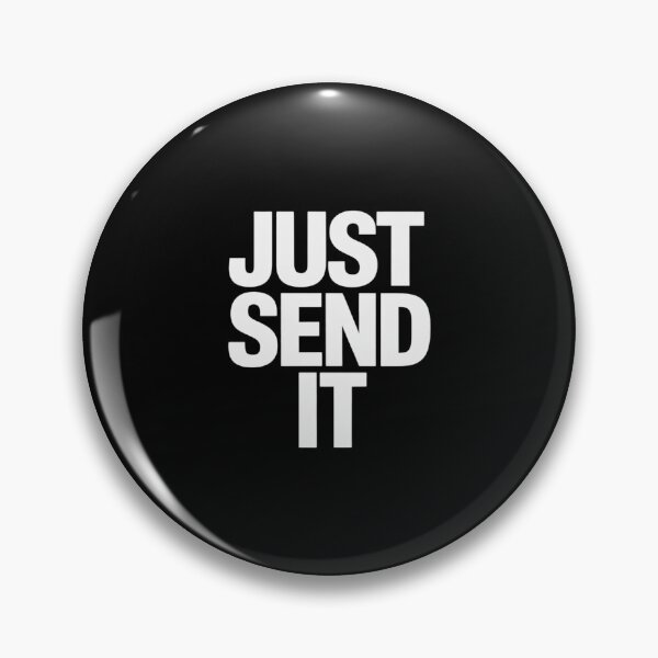 Item preview, Just Send It – Bold Stencil Action Phrase designed and sold by NetoGalaxy.