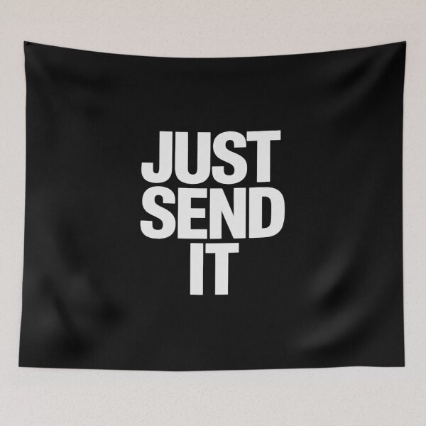 Item preview, Just Send It – Bold Stencil Action Phrase designed and sold by NetoGalaxy.