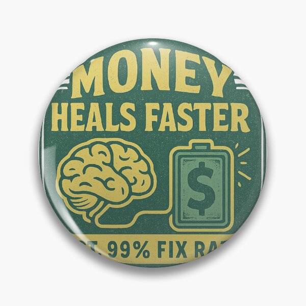 Item preview, Money Heals Faster The Placebo Is Dead T-Shirt, funny financial humor Gift, money therapy joke Graphic Tee, sarcastic money fix tee designed and sold by SpinoZarT.