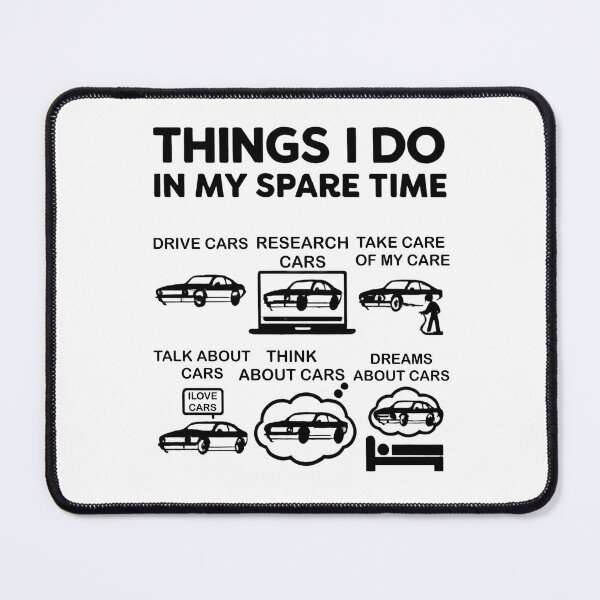 Item preview, Things I Do in My Spare Time Funny Car Guy, Car Lover Gift, Birthday Gift for Husband designed and sold by FreshVibe Prints.